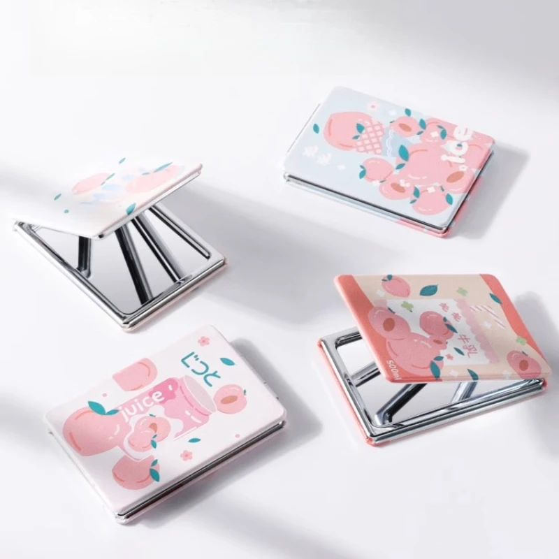 

Magnified Travel Mirror Sticker Handheld White Standing Mirror Small Design Aesthetic Espejos Decorativos House Accessories