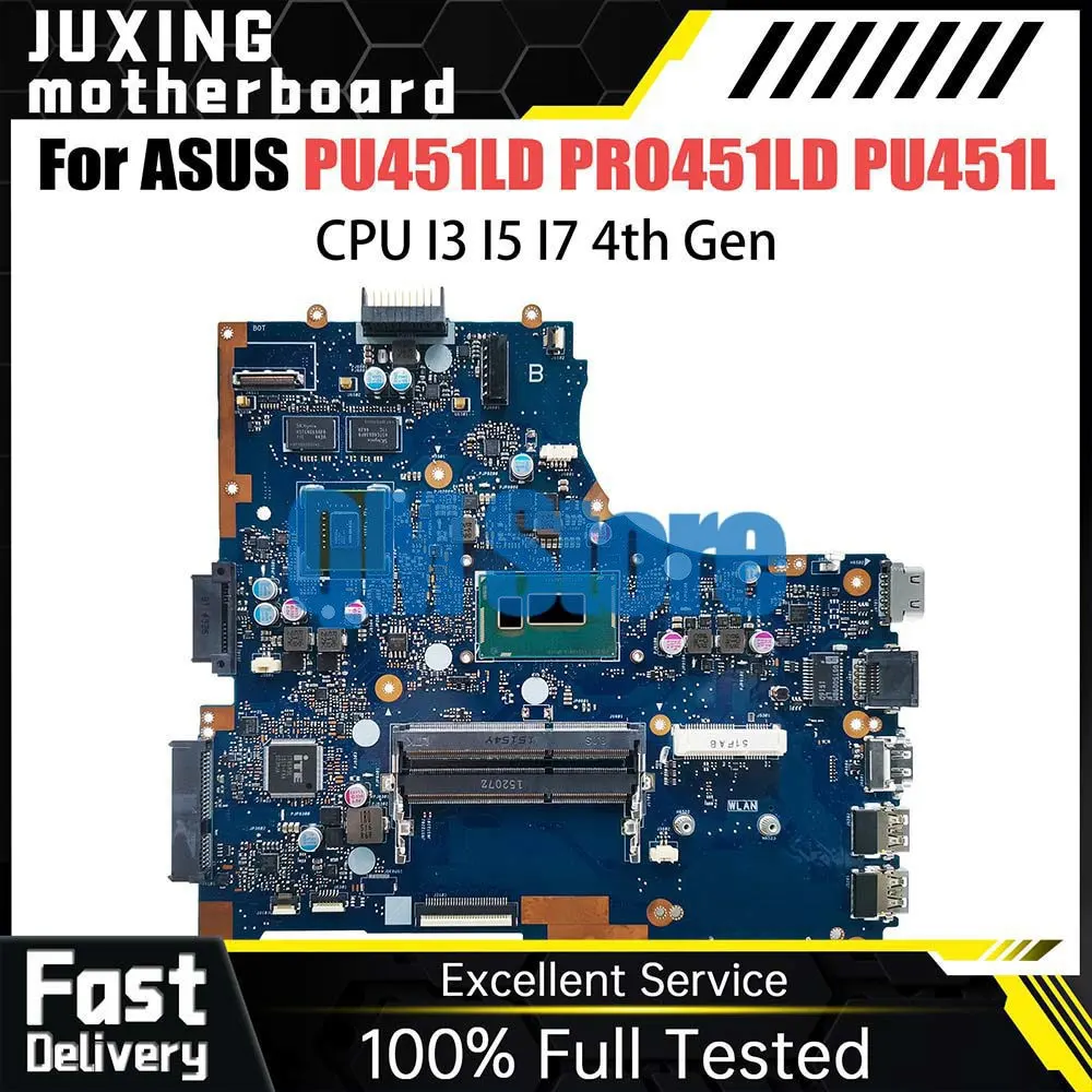 

PU451L Notebook Mainboard For ASUS PRO ESSENTIAL PU451LD PRO451LD Laptop Motherboard CPU I3 I5 I7 4th Gen GT820M DDR3L