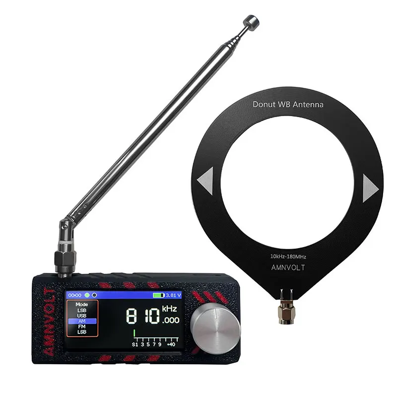 

New Upgraded Version ATS Mini V3 SI4732 Full Band DSP Receiver with Donut WB Antenna and Telescopic Antenna
