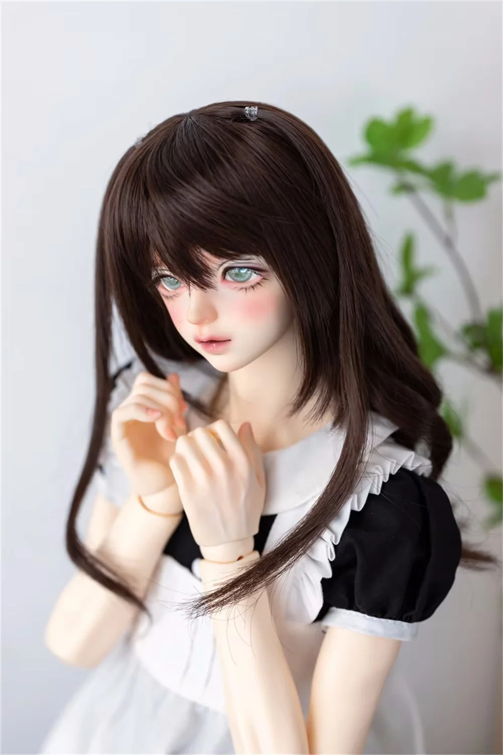 

BJD doll girls wig 1/3 high temperature silk cute sweet department long hair wig doll accessories