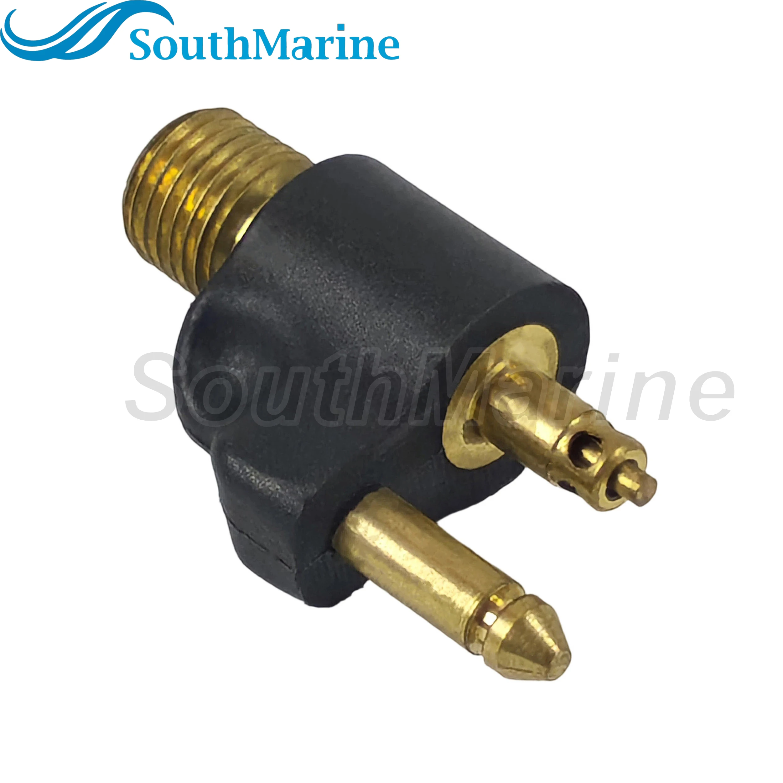 Boat Engine 033400-10 Brass Male Tank Fitting for Johnson Evinrude BRP OMC for Scepter Fuel Tank, 1/4