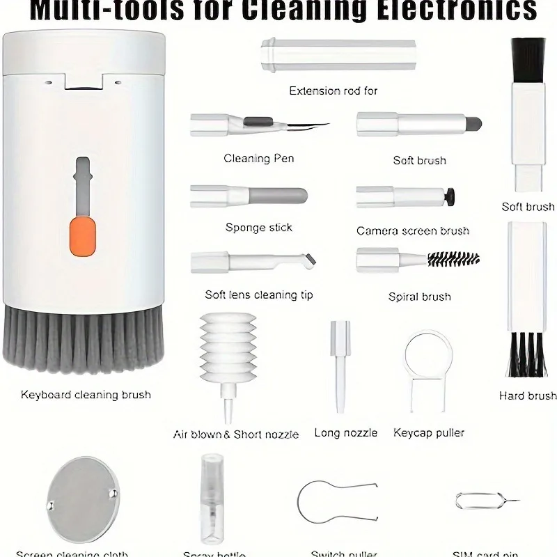 20 in 1 Digital Camera Headset Mobile Phone Laptop Keyboard Cleaning Tool Set Cleaning Brush Clean Pen For Airpods Pro