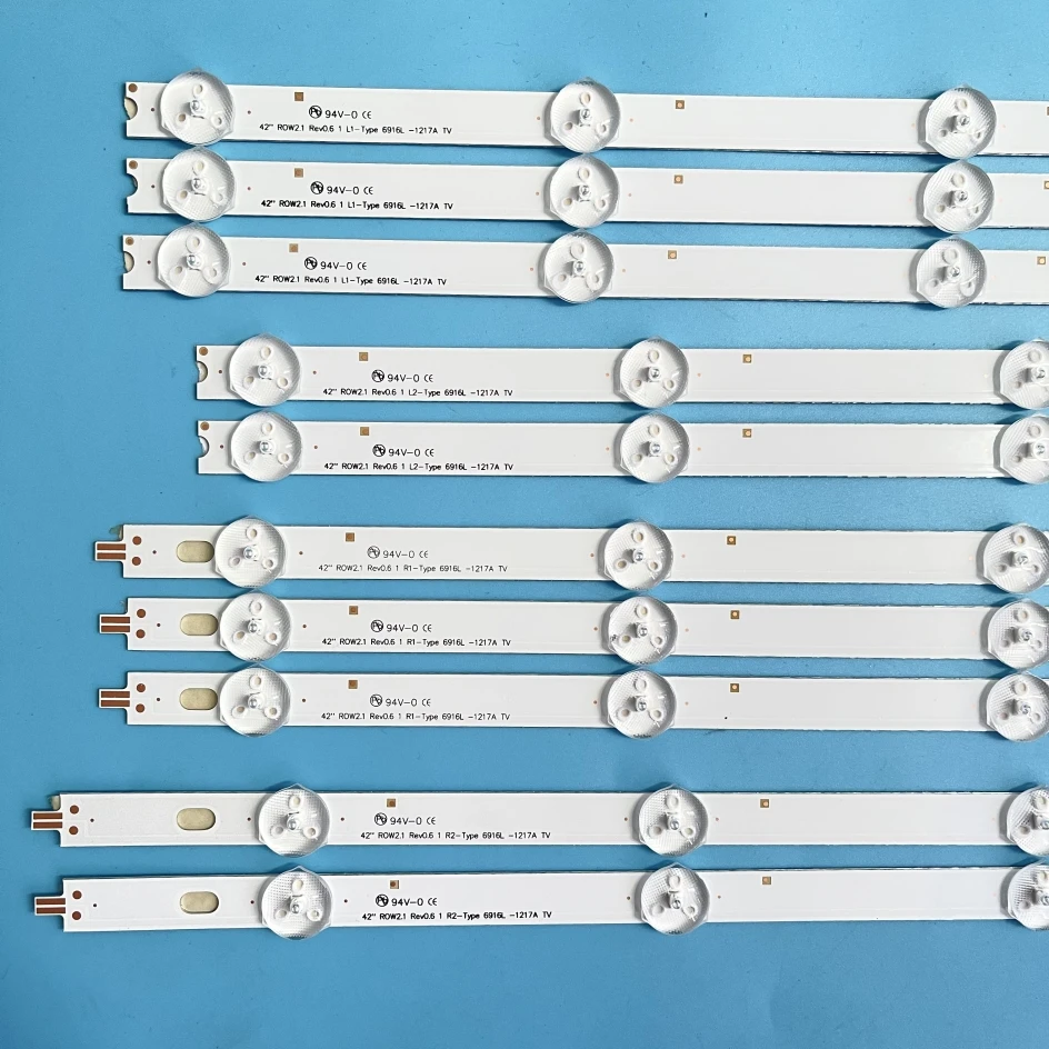 Bande de rétroéclairage LED pour TV, LC420DUE, 42la621v, 42LA620V, 42LN540V, 42LA615V, 6916L-1412A, 6916L-1413A, 6916L-1414A, 6916L-1415A, 42 pouces