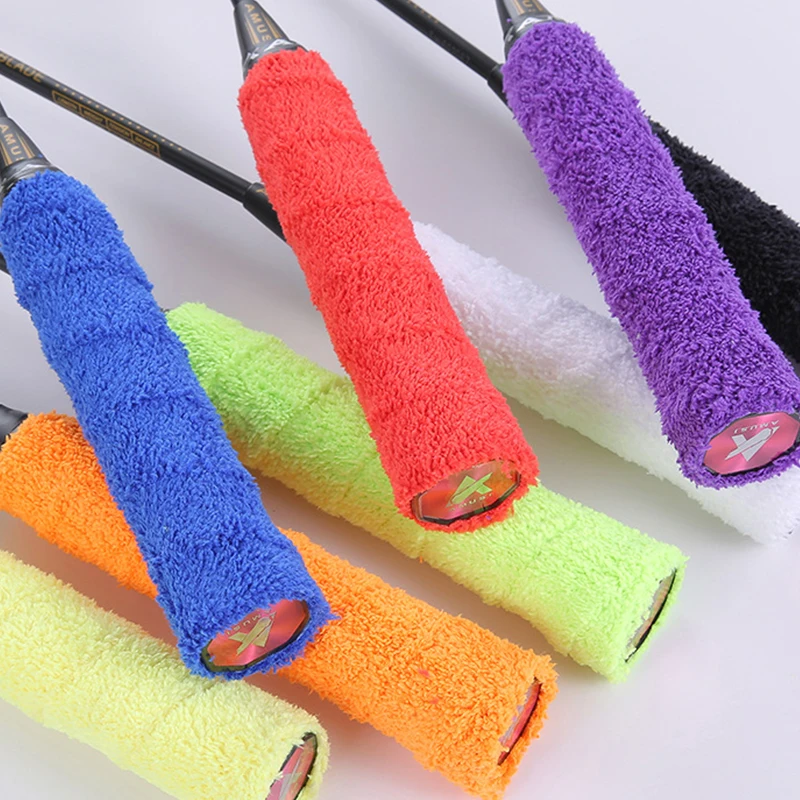 Badminton Racket Towel Grips Thickened Non-Slip Sweatband For Sport Tennis Racquet Fishing Rod Slingshot Overgrip Cover