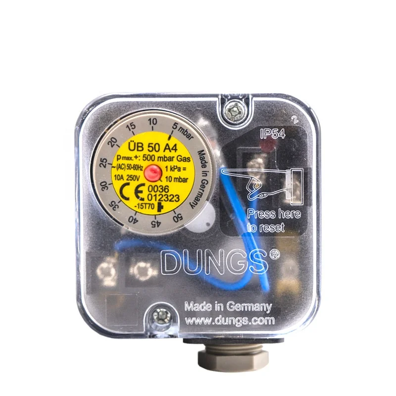 

UB 50 A4 Adjustable Gas Pressure Differential Switch Essential Boiler Part