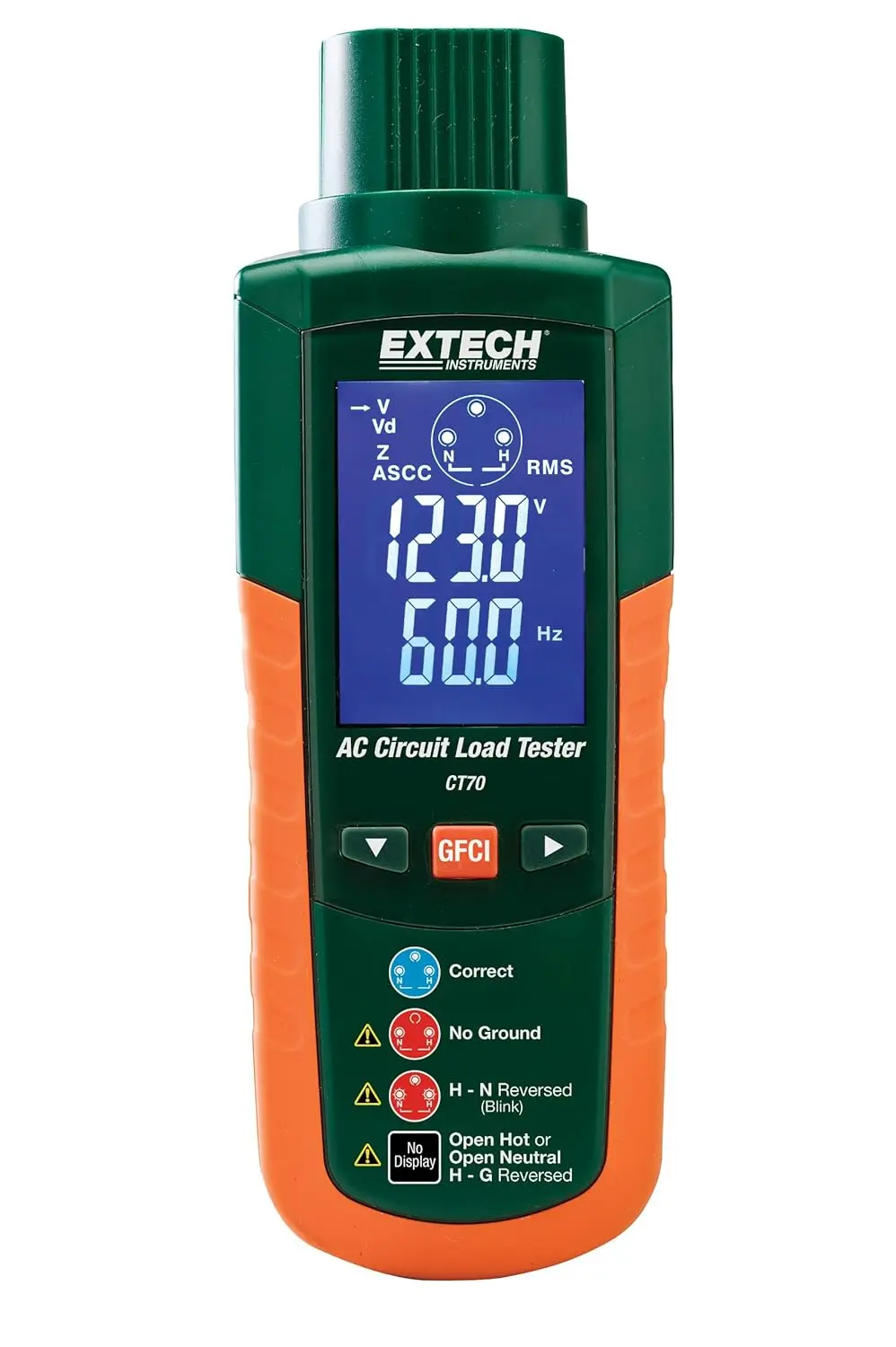 CT70 AC Circuit Load Tester,Black