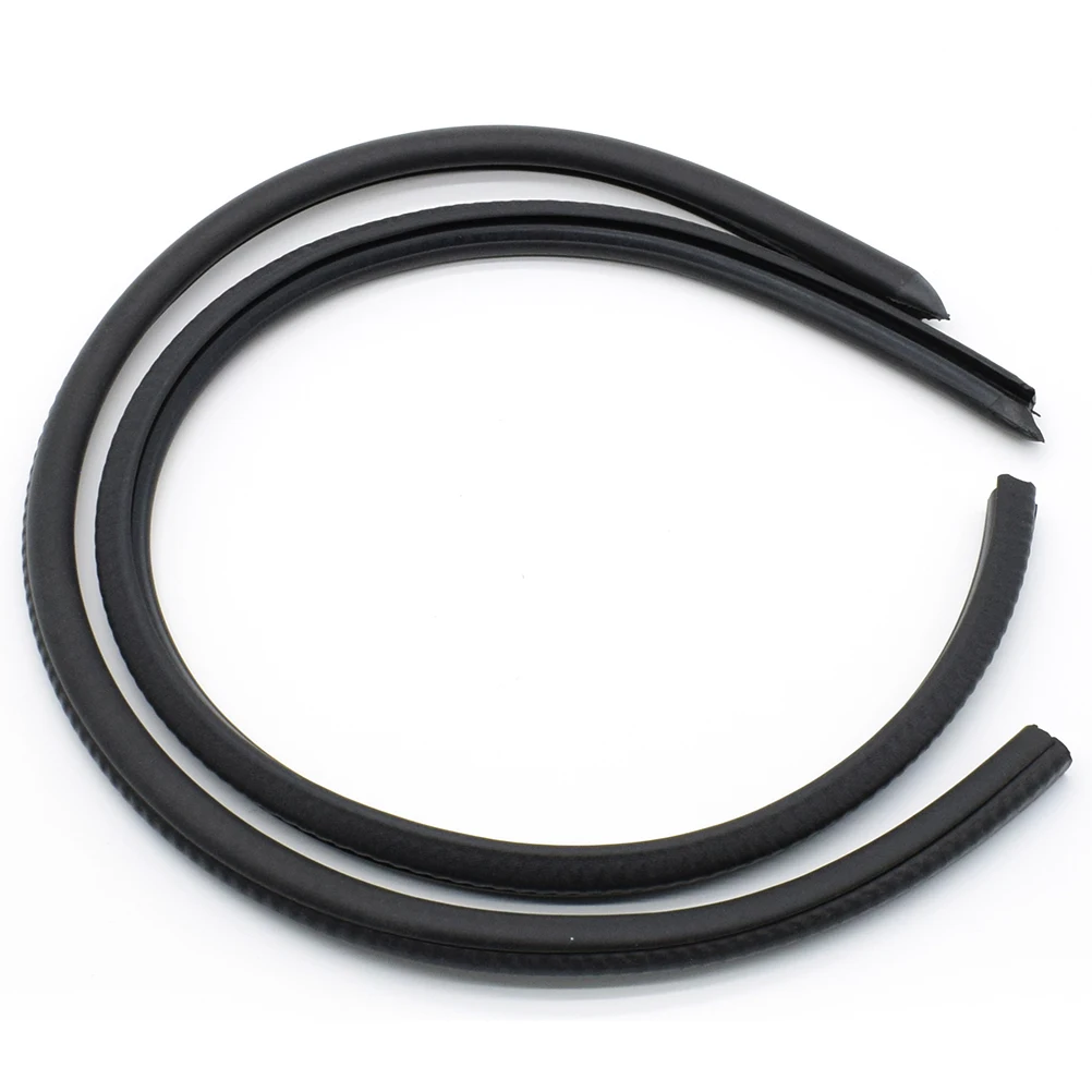 CASHCOW 2Pcs Rubber Seal Strip Car Door Edge Sealing Filler Strips Auto B Pillar Protection Weatherstrip Anti-Noise Car Styling