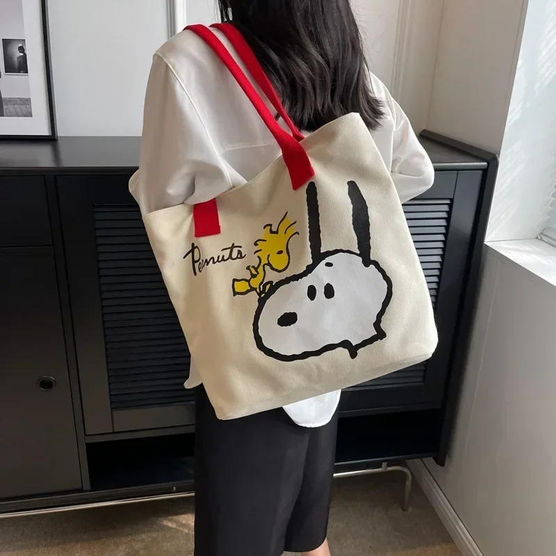 

snoopy women Travel shopping Tote bag New Girl Mommy Diaper Bag Handbag Canvas Shoulder Bag