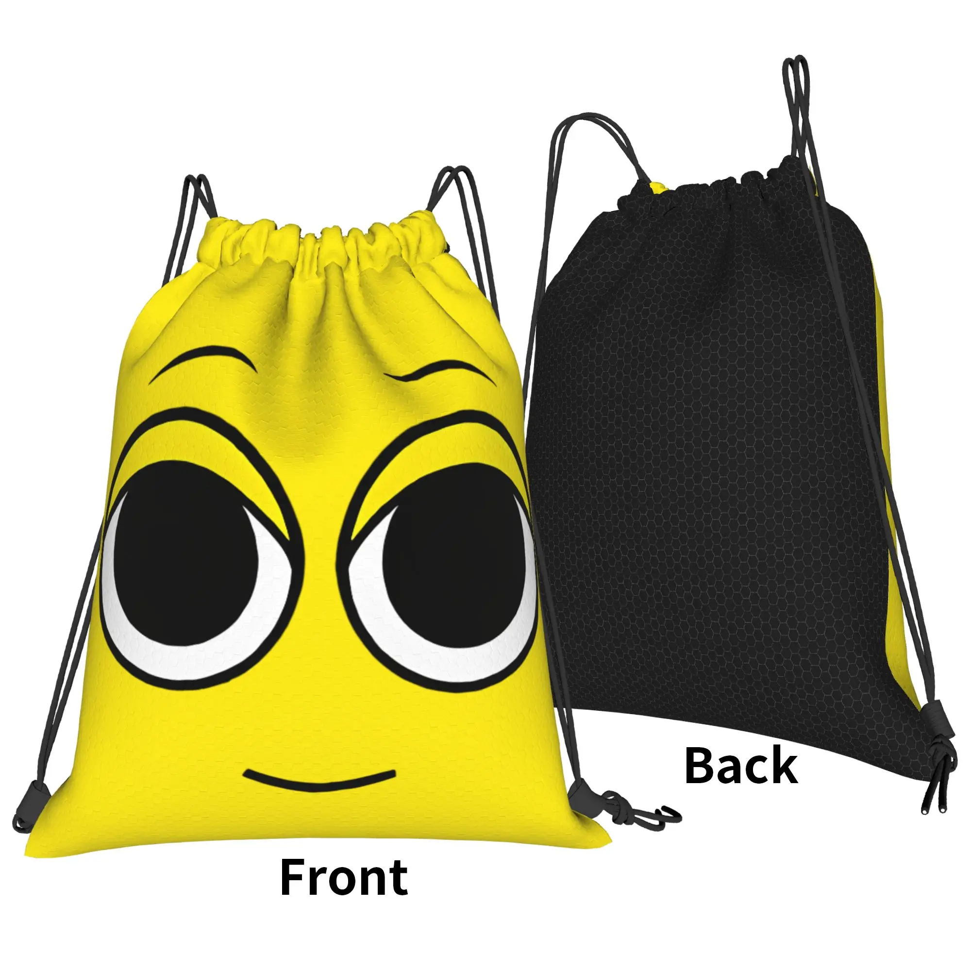 Sprunki Cartoon Anime Backpack Drawstring Sports Bags Gym Bag Water Resistant  String Sackpack for Cycling 36cm (W) x 43cm (H)