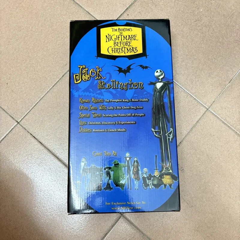Der Albtraum vor Weihnachten Jack Skellington mit austauschbaren Köpfen Actionfigur PVC-Spielzeugmodell Puppensammlung Geschenk 35 cm – Detail 2