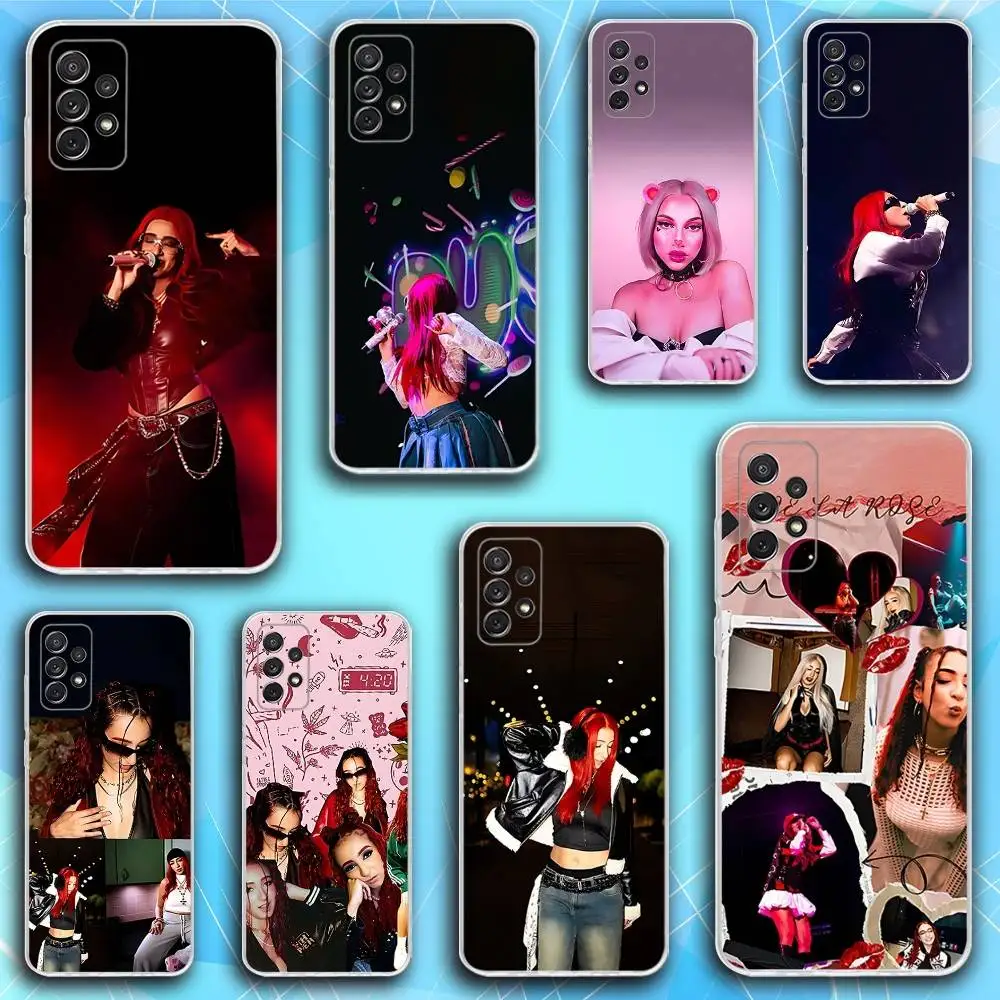 

Singer D-De La Rose Phone Case For Samsung S30,23,21,22,20, FE lite,S10,9,8,7 PIus Note20ultra Soft Transparent