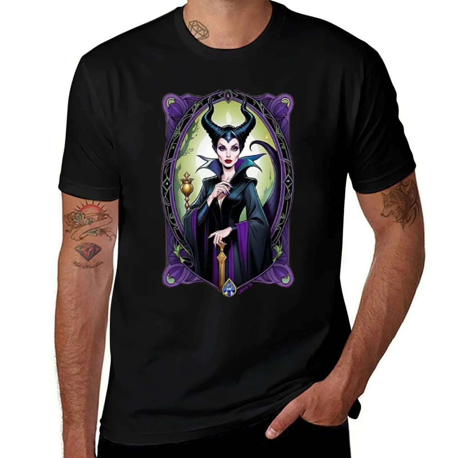 Mistress of Evil Victorian Style T-Shirt Streetwear Print Tee Shirt
