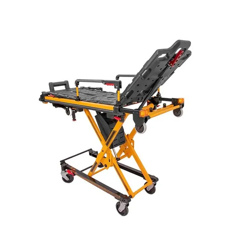 Ambulância Elétrica De Emergência Stretcher Bed, Poder Assistido, Liga De Alumínio, Carregamento Automático, Carrinho Trolley