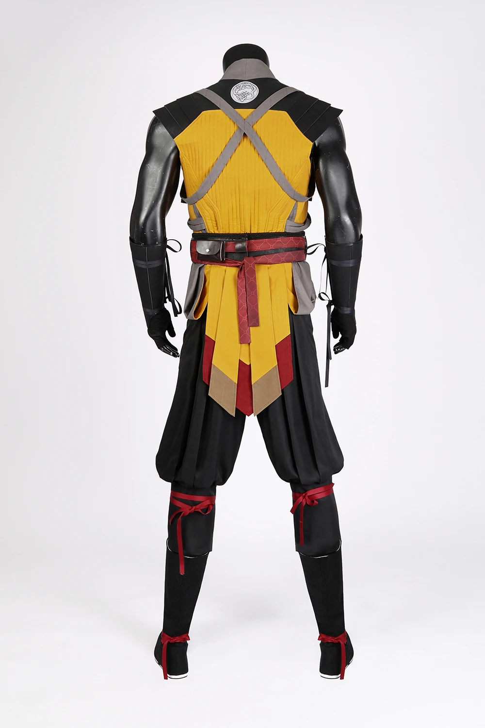 Mortal Kombat 1 Scorpion Cosplay Costume Top Pants Mask Shoes Full Set For Adult Men Halloween Party Clothes Game Role Play Suit - Image 2