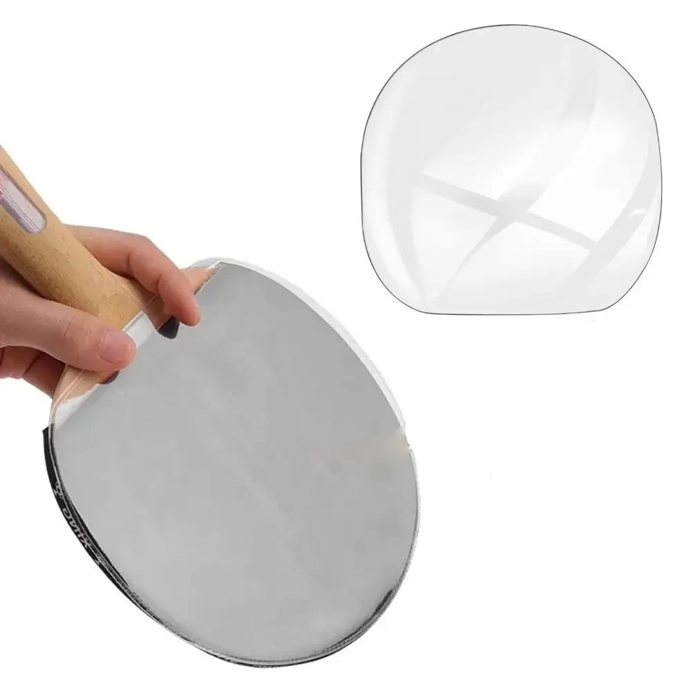 Ping Pong Racket Protective Film Clear Adhesive Table Tennis Racket Protector Dust Proof Table Tennis Paddle Maintenance Cover