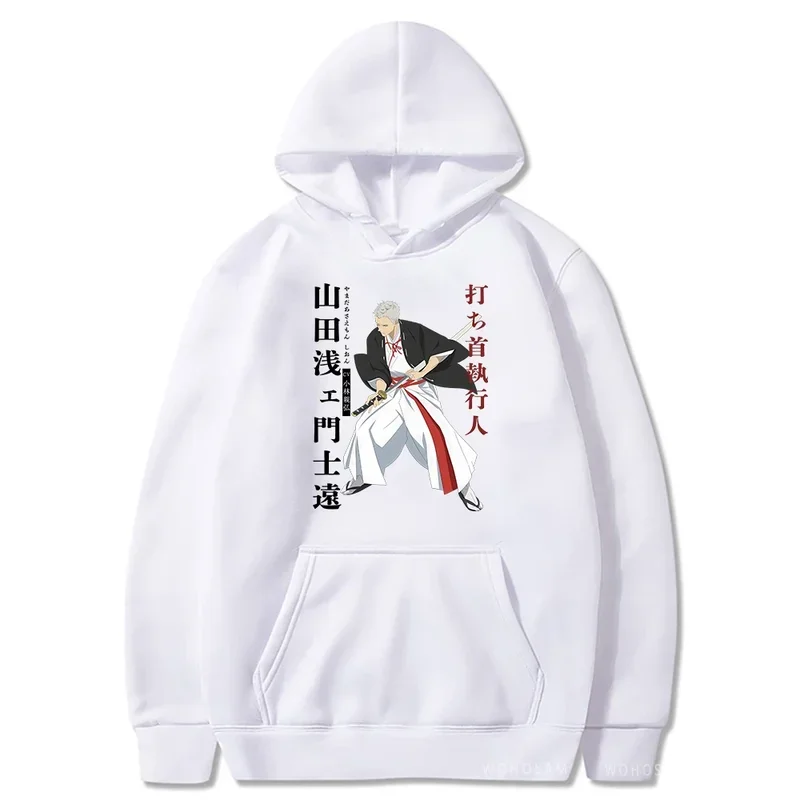 Manga hell music Shion yamahelmon cartoon pattern printed top anime Boys street clothing autumn extra large loose sweatshirt