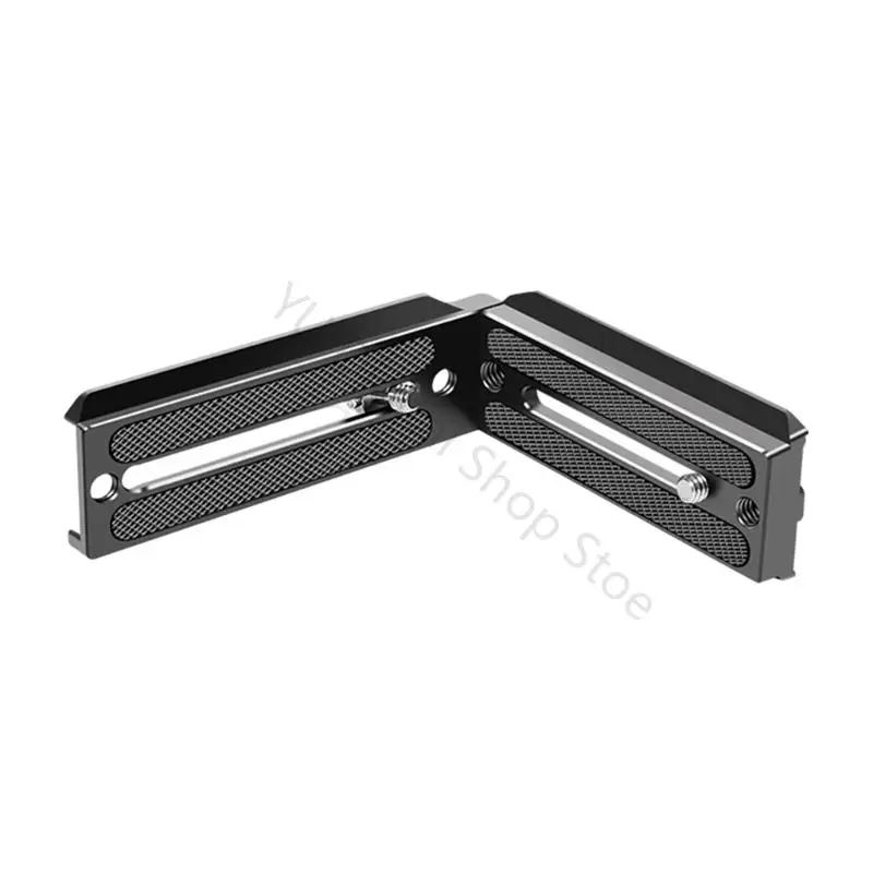 96BA Landschaftskamera-Halterung in L-Form mit vertikaler Rahmenunterstützung, Aluminiumkonstruktion, seitliche – Detail 7