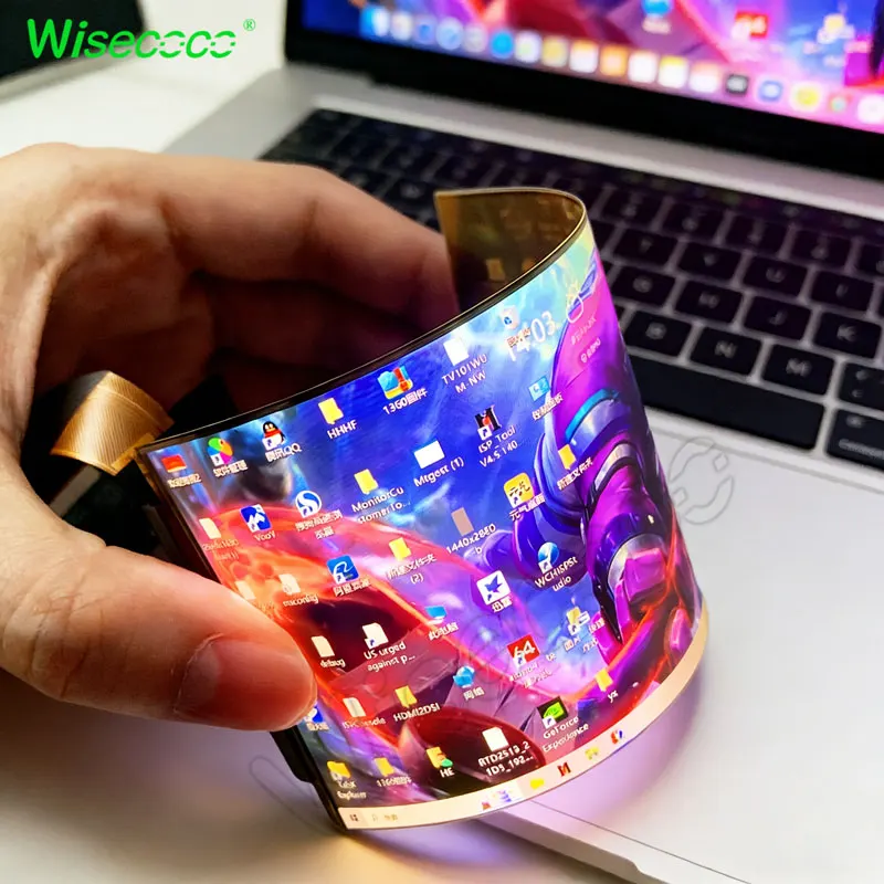5.1 Inch Flexible Screen OLED 720x1520 Bendable Curved AMOLED Oncell Touch Panel Thin MIPI For Raspberry Pi  Medical Device