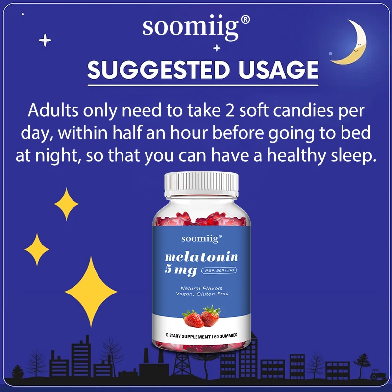 Soomiig Melatonin Gummies - Sleep Support Chewables - Image 2