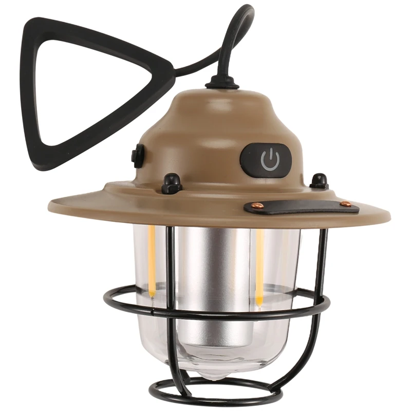 

Outdoor Lighting Lights Tent Canopy Retro Pine Cone Camping Lights Rechargeable Hand Lights Hand Lights Khaki