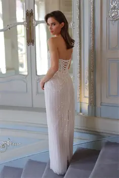 8 best sales فستان طويل مزين باللؤلؤ - №1