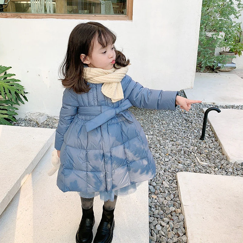 Nuova giacca per ragazze autunno inverno tenere al caldo la moda piccola principessa cappotto con cerniera con cappuccio capispalla per bambini
