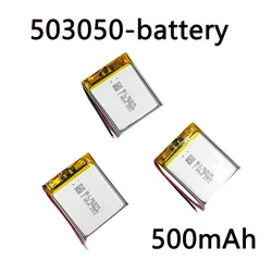 New 503035 500mAh 3.7V Lithium Polymer Battery Li po ion Lipo Rechargeable Batteries for MP3 GPS DVD Navigationtion