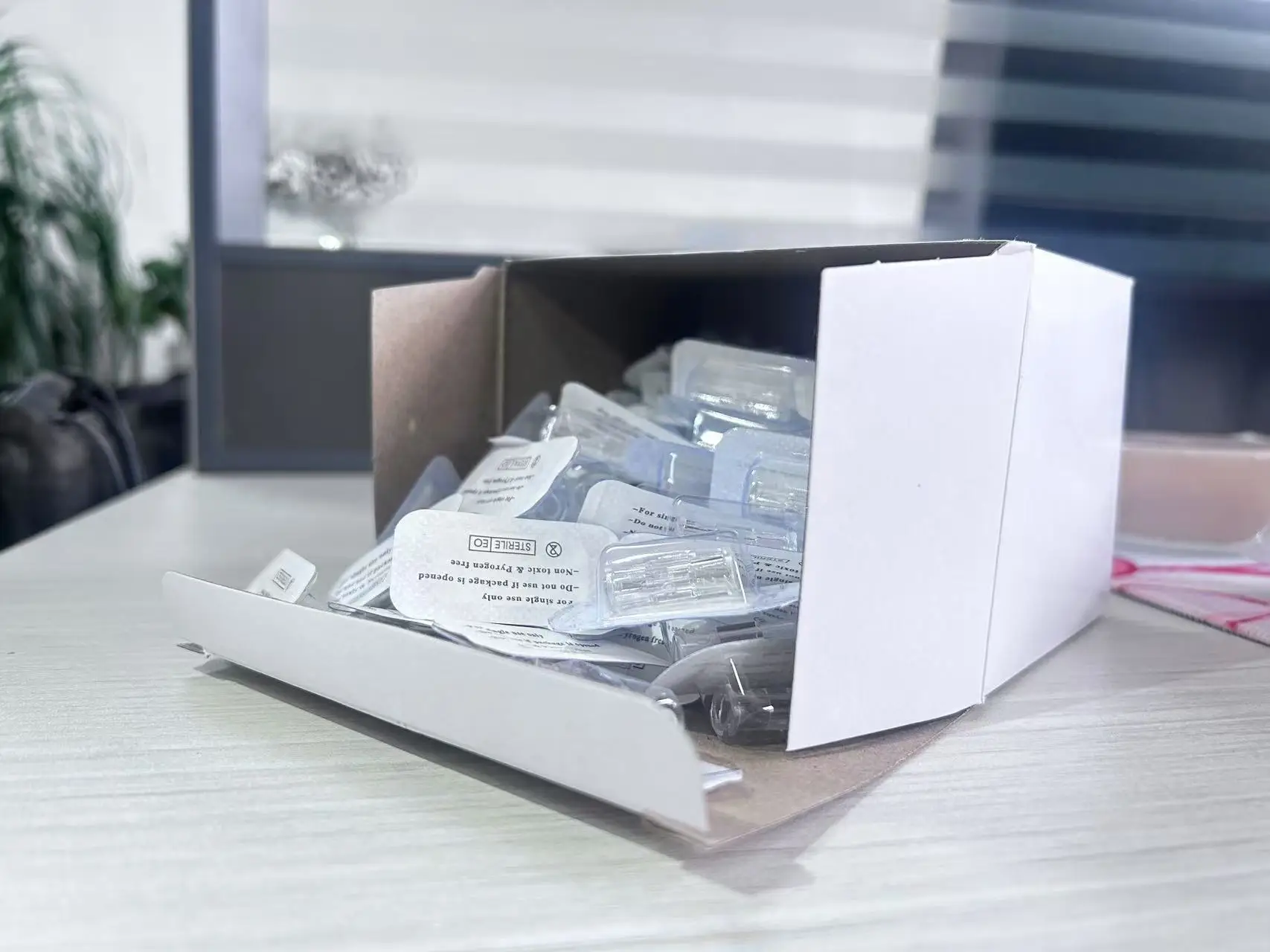 Ruhr موصل دوامة حقنة تسرب الحرة عالية الجودة الكورية نانو مايكروسوفت 5pin الوشم اكسسوارات التجميل 50 قطعة حزمة مستقلة #5