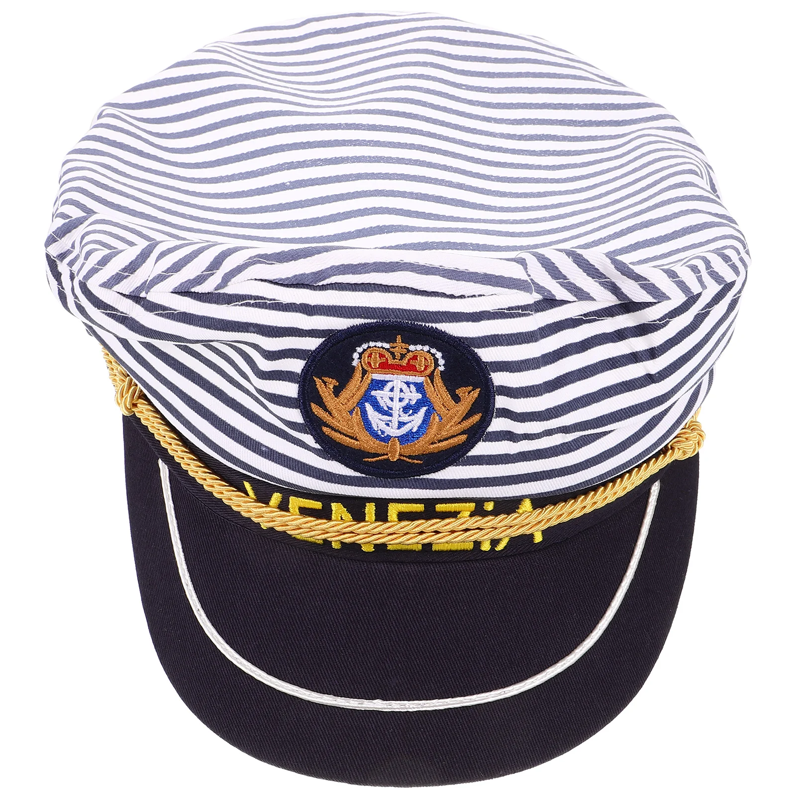 Casquette de Capitaine de Marine pour Homme, Costume de Marin à Rayures, Chapeau de Soleil pour Adulte et Enfant