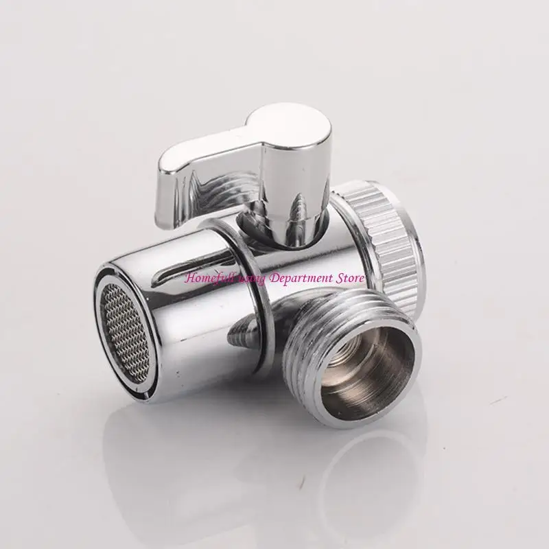 

Steel Faucet Diverters Valves Aerator with Thread for Shower Hose or Washer