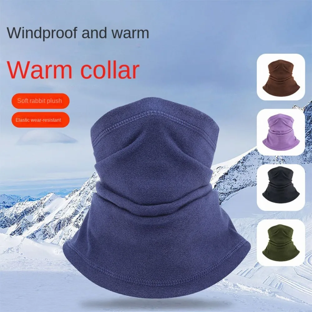 Face Cover Fleece Face Cover Thick Neck Warmer Headwear Neck Warmer Winter Windproof Scarf Soft Scarf Winter Warm Ski Mask