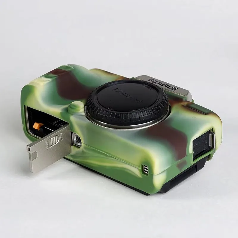 Funda protectora de silicona para cámara Fujifilm x-t200 xt200, carcasa de goma para cámara sin espejo, bolsa protectora suave