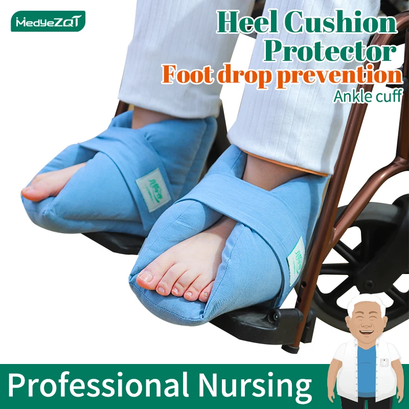 

Heel Cushion Protector Pillow to Relieve Pressure from Sores and Ulcers, Foot Pillow, Adjustable in Size