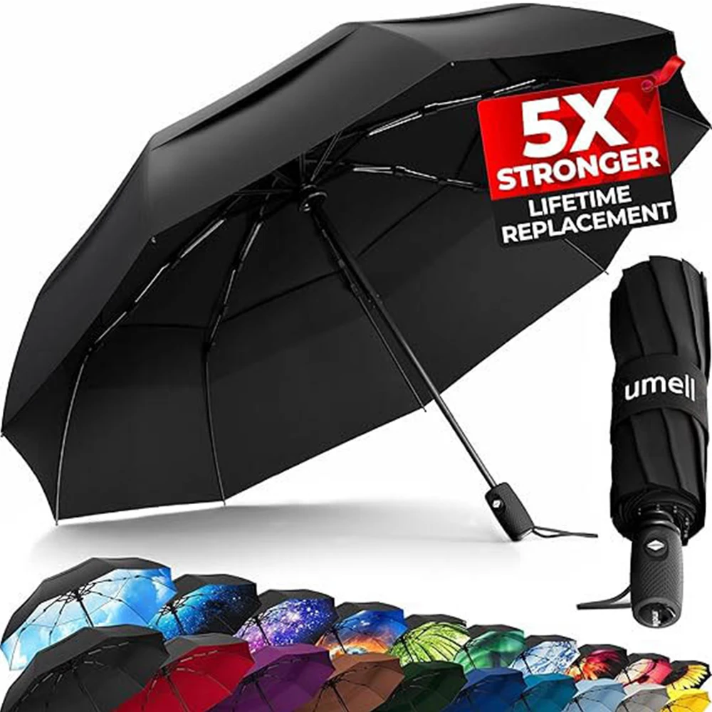 

Portable Automatic Folding Umbrella,Compact,Sturdy But Lightweight,Sturdy Windproof Travel Umbrella,Compact,Durable,Beautiful