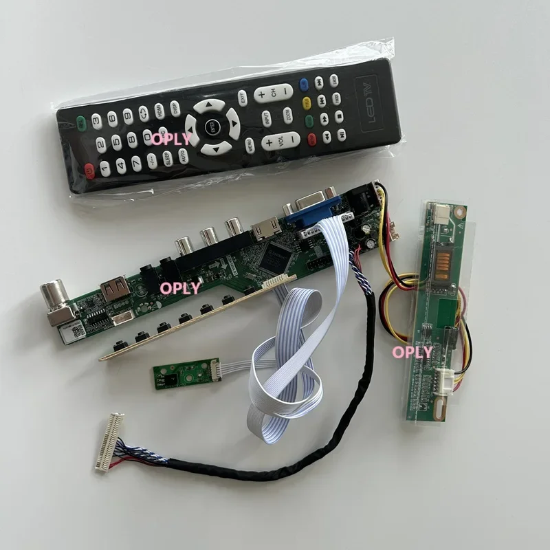 

TV Controller board kit VGA USB HDMI-compatible RF for LTN141AT02 B141EW04 V4 B141EW04 14" 1280X800 LCD panel AV screen monitor