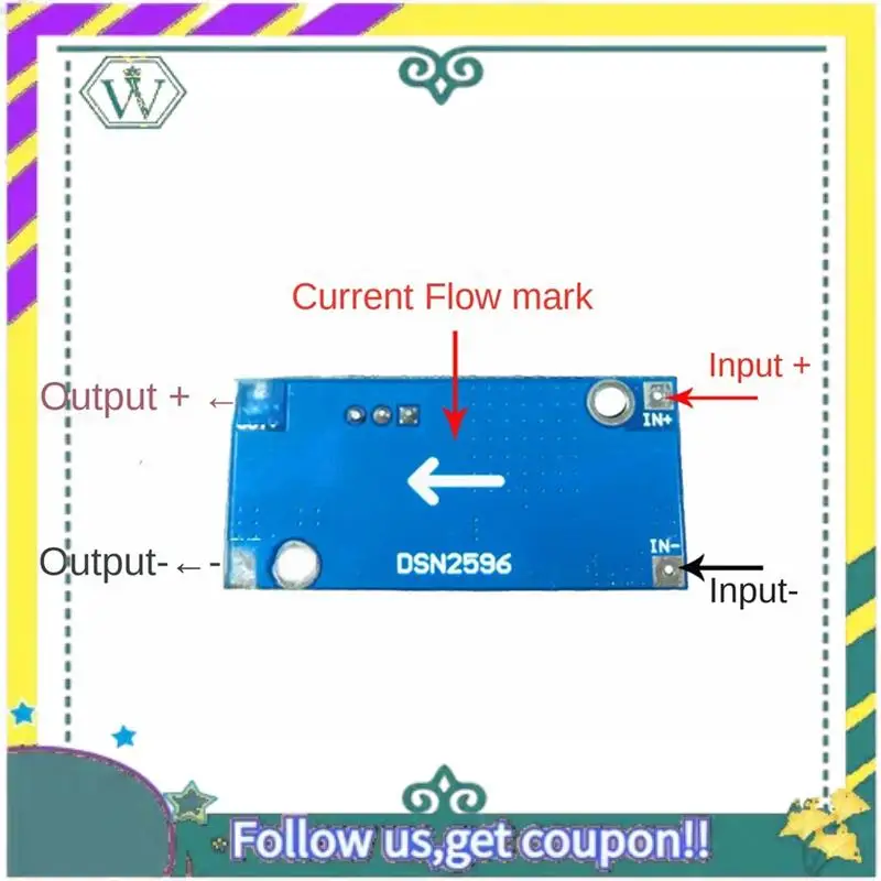 

NEW 2 Pcs LM2596S-ADJ 3-40V DC-DC Adjustable Voltage Regulator Powers Module Board 3A Buck Converter Blue-Black