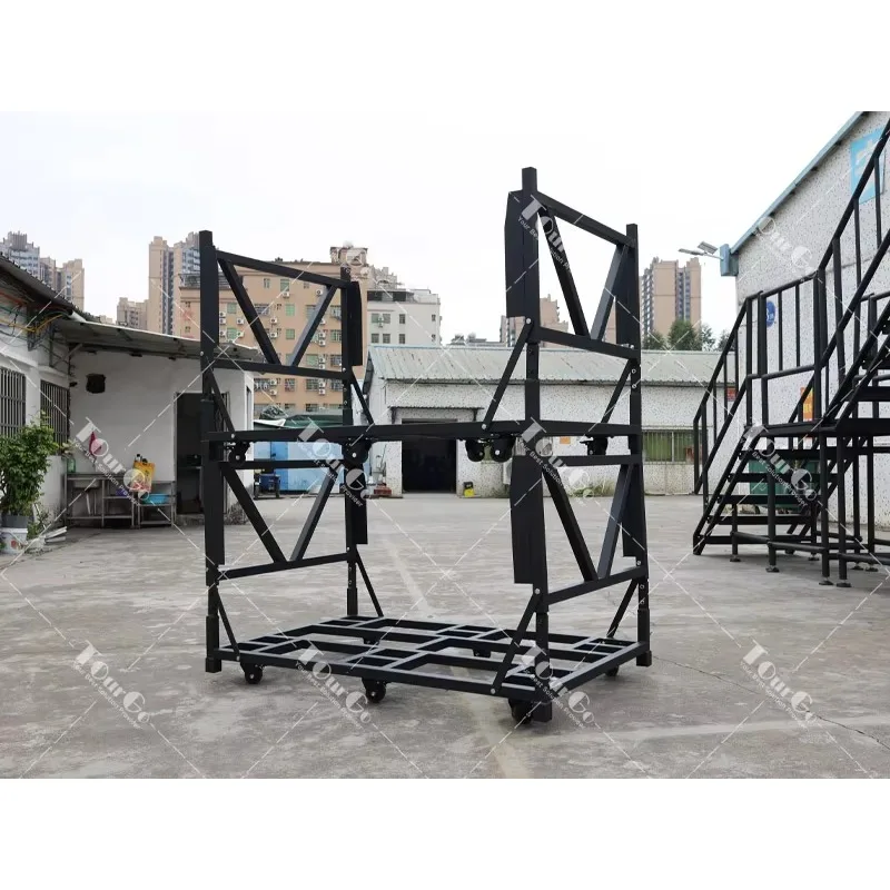 Portable Stackable Storage Transportation Stage Carts for Stage Dance Floor