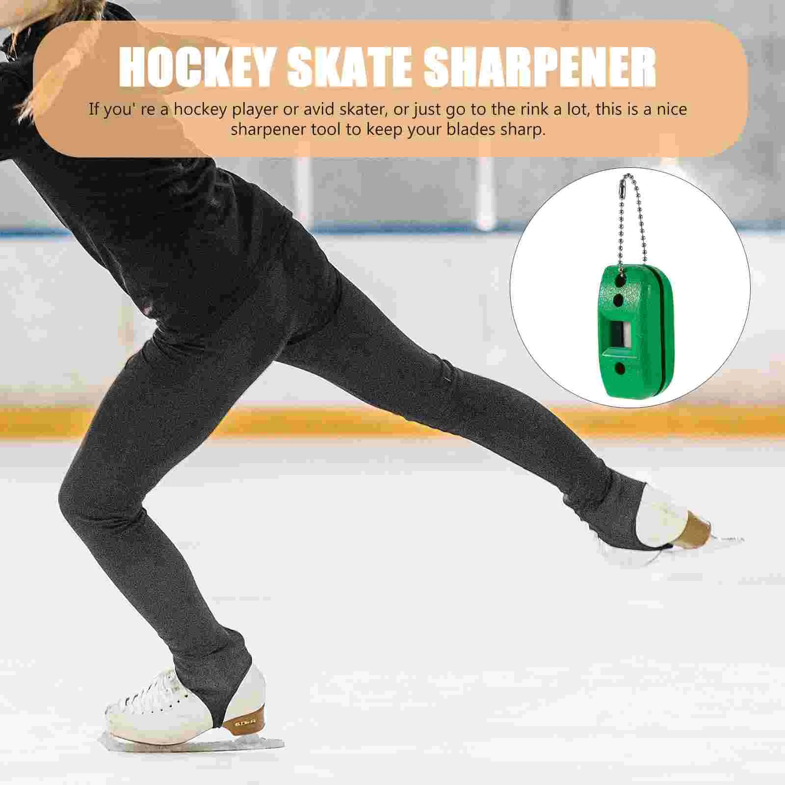 Ice Blade Maintenance Tool Skate Conditioner Sharpener Hockey Pucks Shoe The Knife