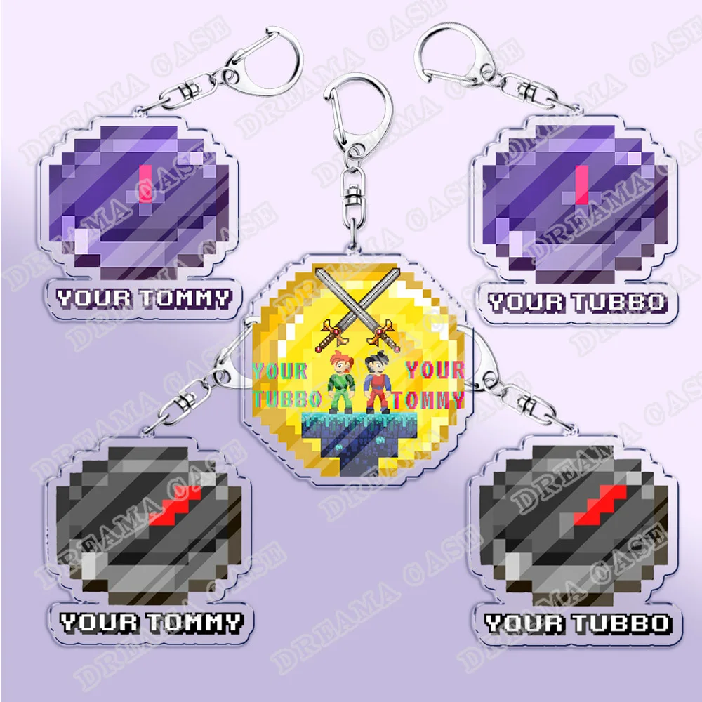 تومي الخاص بك وأنابيبك المفاتيح الاكسسوارات حقيبة سحر القط عاشق لعبة سلاسل المفاتيح Keyrings مجوهرات المشجعين لطيف الكرتون الأصدقاء هدية