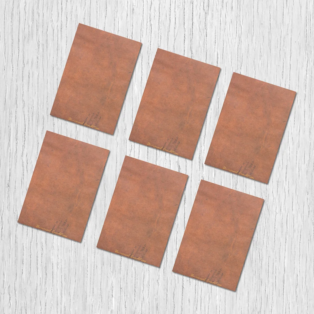 100 Stuks Zegellak Kraftpapier Enveloppen 15.5x10.8cm Bruin Retro Stijl Klassieke Brief Patroon Postkaart Foto opslag Enveloppen