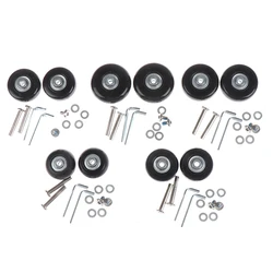 Roues de Remplacement pour Valise, OD 40-54mm, Kit de Réparation, Essieux Deluxe