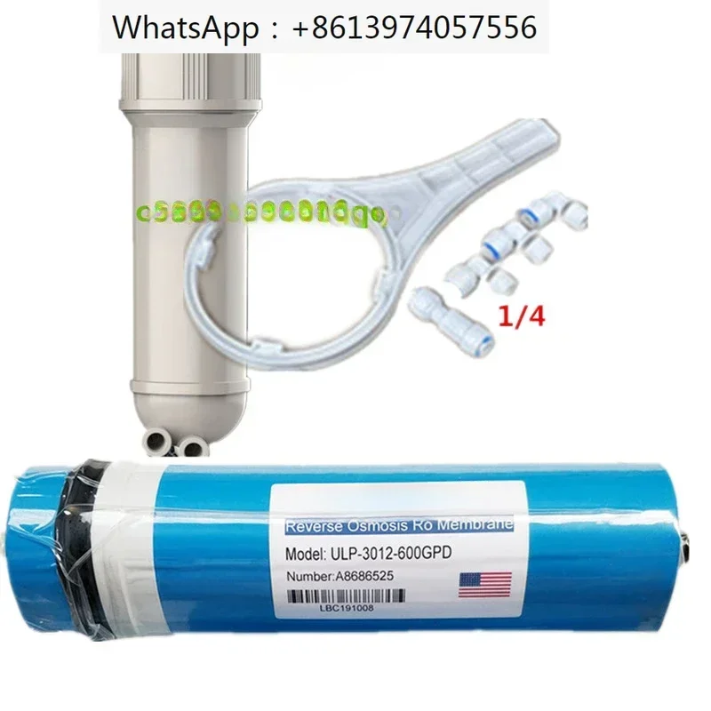 600gpd reverse osmosis water filter 3012-600 ro membrane filter ro system + NSF water filter osmosis housing 1/4 Quick Links