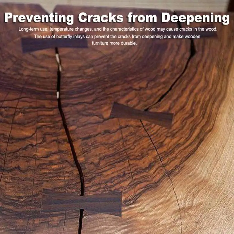 B0kc Butterfly Inlay Template Set Router Slotting Auxiliary Tool Slot Cutting