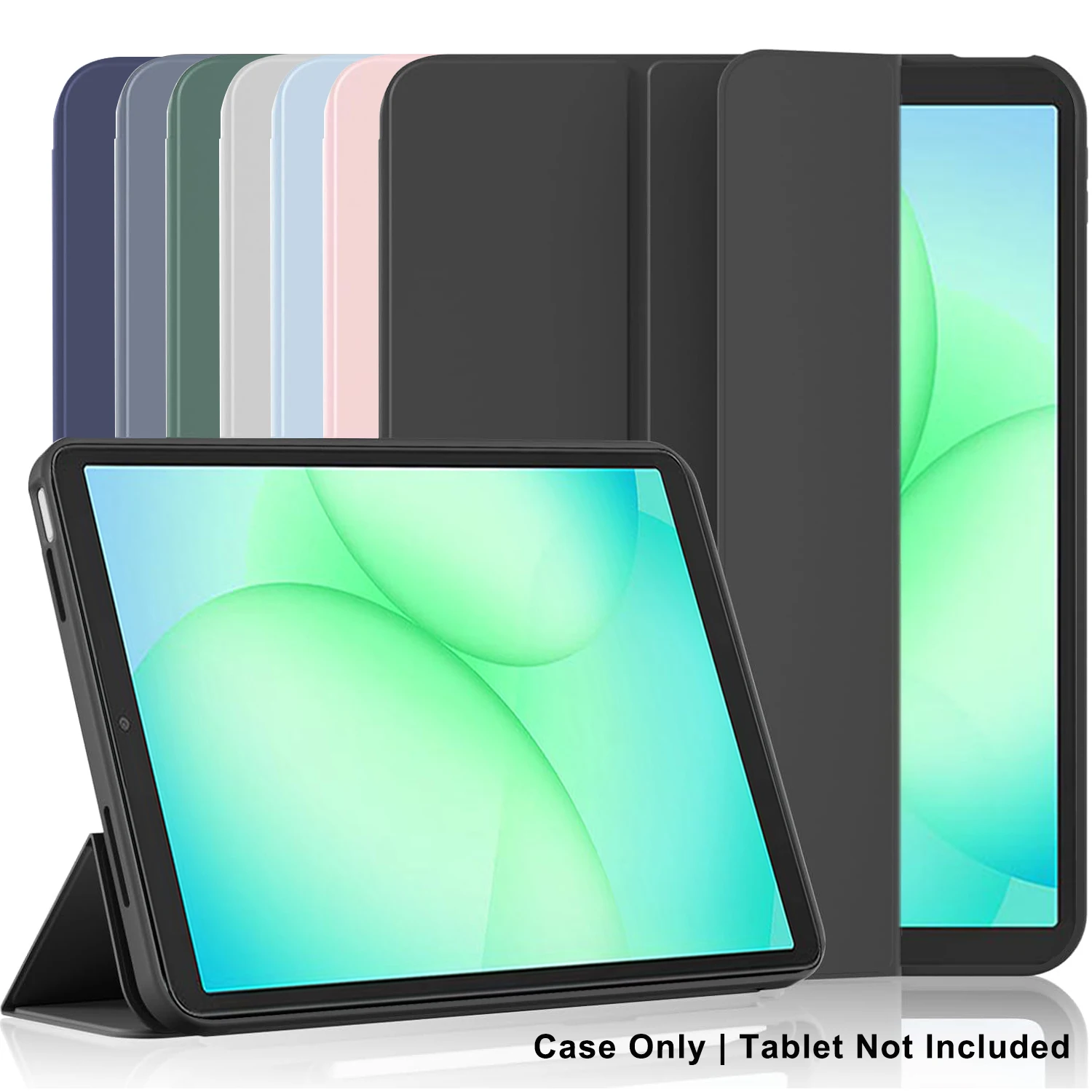 Tri-fold Flip Case For Samsung Galaxy Tab A11 2025 8.7'' SM-X133 SM-X135 SM-X135F Magnetic Stand PU Leather Protective Cover