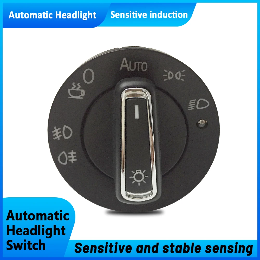 

Модуль автоматического переключателя фар для Skoda Octavia A5 2 3 5E Rapid Superb 3 2008-2019, встроенный датчик освещенности, автомобильные аксессуары