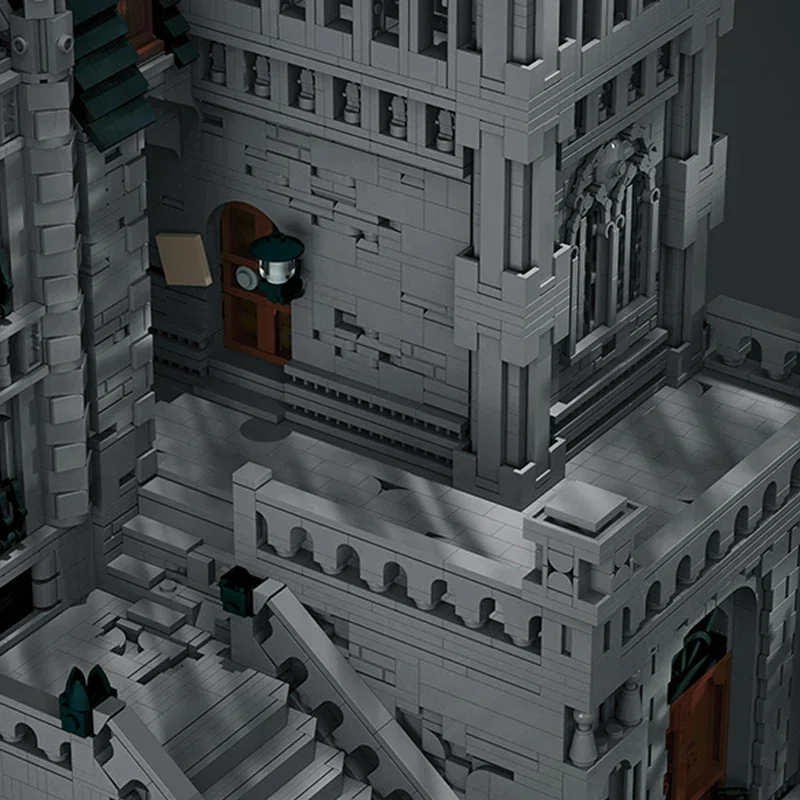 MOC-décennie s de Construction Modulaires, Modèle de Ville de Jeu Célèbre, Les Rues de la Technologie Yharnam, Cadeau de Noël, Ensembles de Bricolage