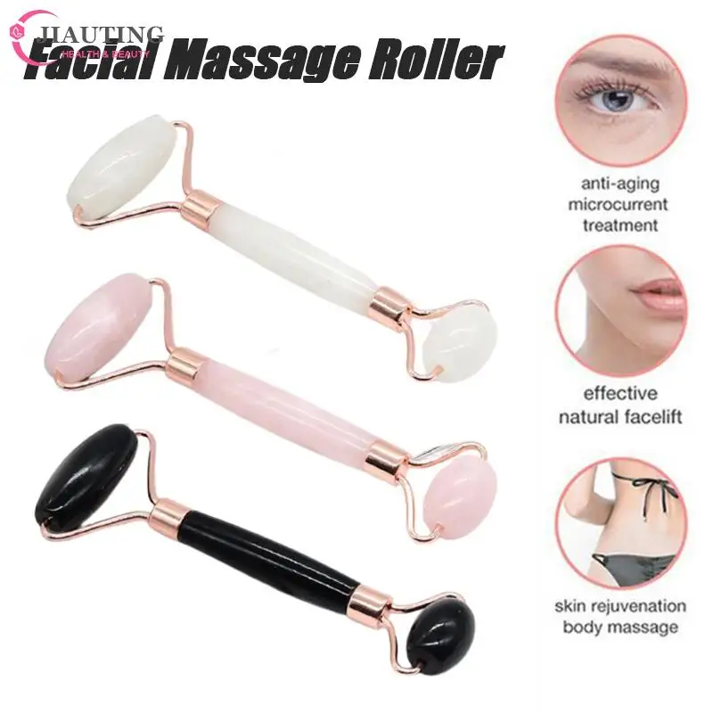 

Beeswax Guasha Massage Scraper Double Headed Face Massager Acupuncture Gua Sha Board Acupoint Face Eye Care SPA Massage Roller