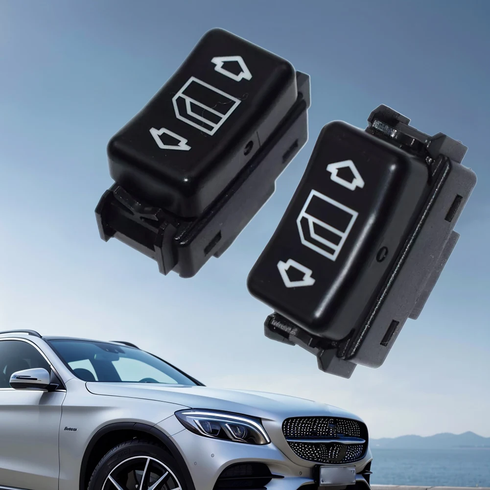 

2 шт., кнопка главного переключателя стеклоподъемника, замена 1248204510 1248204610, совместимая с Mercedes W124 W126 W201