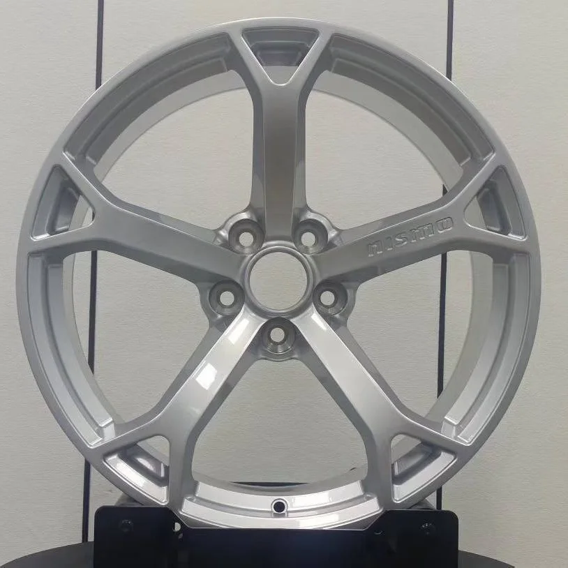 *forSilver Machined Face Y-Spoke Monoblock Forged Chrome Finish Aluminium Alloy Wheels 5x114.3 for 370Z G37 Q50