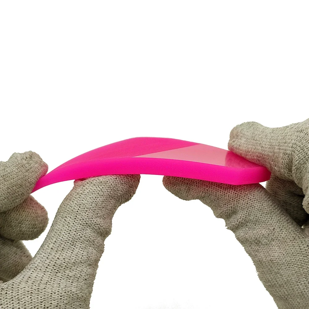 Pink Green Scraper Soft Rubber Car Window PPF TPU Squeegee Tint Tools Glass Water Wiper Vinyl Wrap Blade B88 B89